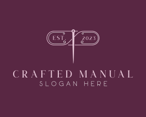 Craft Needle Sewing logo design