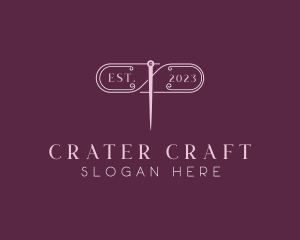 Craft Needle Sewing logo design