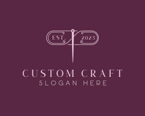 Craft Needle Sewing logo design