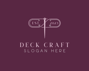 Craft Needle Sewing logo design