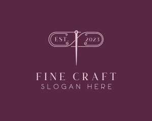 Craft Needle Sewing logo design