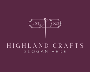 Craft Needle Sewing logo design