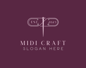 Craft Needle Sewing logo design