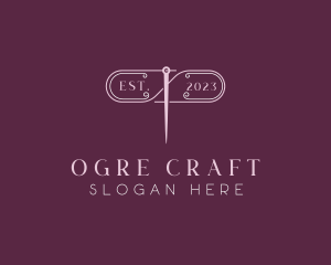 Craft Needle Sewing logo design