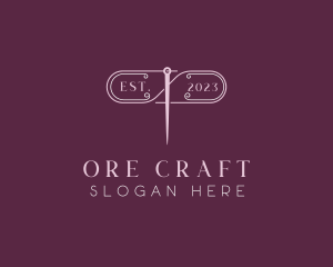 Craft Needle Sewing logo design