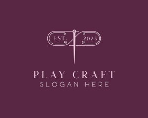 Craft Needle Sewing logo design