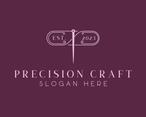 Craft Needle Sewing logo design