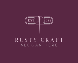 Craft Needle Sewing logo design