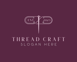 Craft Needle Sewing logo design