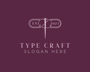 Craft Needle Sewing logo design