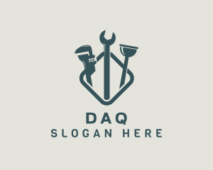 Drainage - Diamond Plumbing Tools logo design
