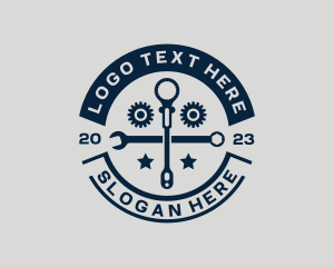 Cog - Automotive Mechanic Tools logo design