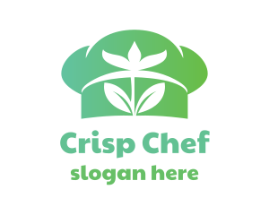 Green Flower Chef  logo design