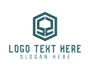 Alphabet - Business Hexagon Letter S logo design