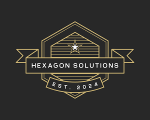 Classic Hexagon Artisanal Brand logo design