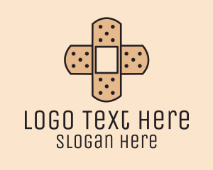 Emergency - Adhesive Bandage Cross logo design