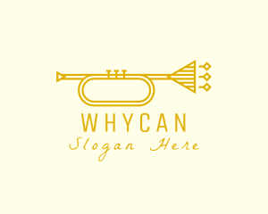 Elegant Retro Trumpet Logo