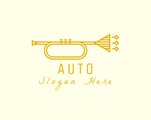 Antique - Elegant Retro Trumpet logo design