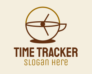 Coffee Time Clock  logo design