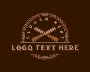 Chisel - Chisel Saw Woodwork logo design