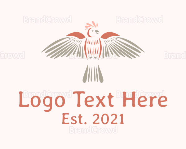 Wild Cockatoo Bird Logo