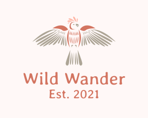 Wild Cockatoo Bird logo design