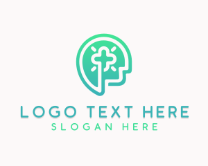 Therapy - Psychiatry Therapy Mental Health logo design
