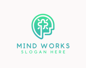 Psychiatry Therapy Mental Health  logo design