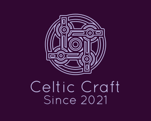 Gaelic - Purple Celtic Decoration logo design