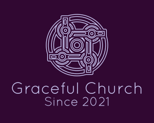 Artifact - Purple Celtic Decoration logo design