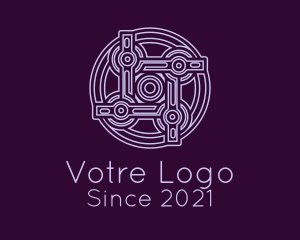 Decoration - Purple Celtic Decoration logo design