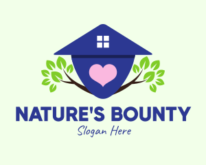 Natural Love House logo design