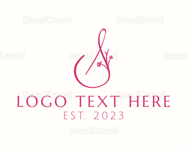 Pink Boutique Letter S Logo