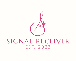 Pink Boutique Letter S  logo design