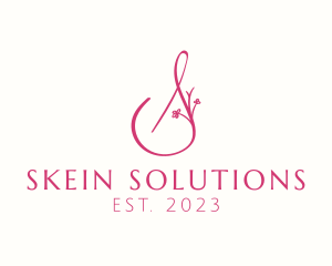 Pink Boutique Letter S  logo design