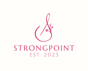 Pink Boutique Letter S  logo design