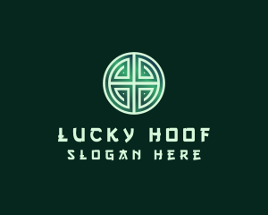 Green Asian Lucky Charm logo design