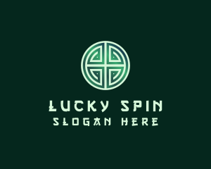 Green Asian Lucky Charm logo design