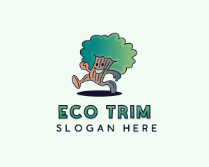 Eco Oak Tree Gardening logo design