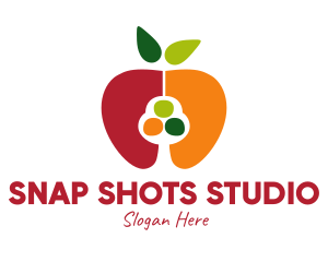 Food Store - Colorful Apple Seed logo design