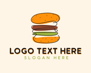 Burger - Burger Food Diner logo design