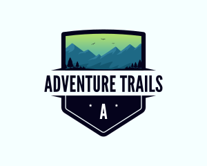 Mountain  Peak Trip logo design