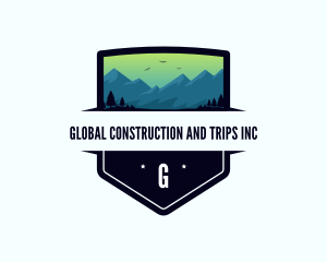 Mountain  Peak Trip logo design