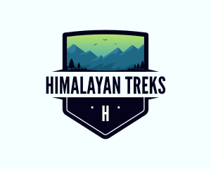 Mountain  Peak Trip logo design