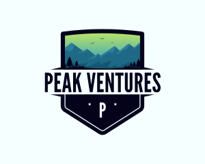 Mountain  Peak Trip logo design