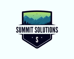 Mountain  Peak Trip logo design