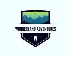 Mountain  Peak Trip logo design