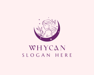 Moon Woman Beauty Logo