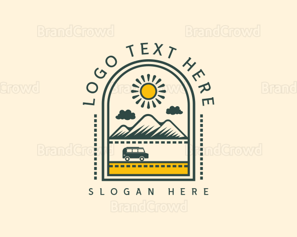 Road Trip Mountain Logo