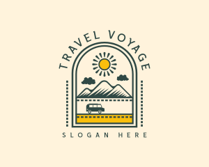 Trip - Road Trip Mountain logo design